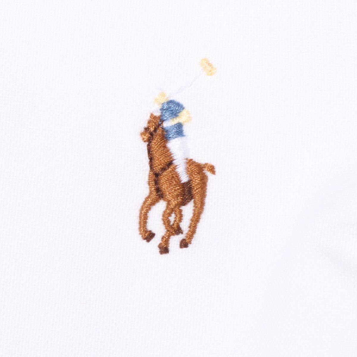 POLO RALPH LAUREN Knit Oxford Shirt WHITE 22SS-Iの画像