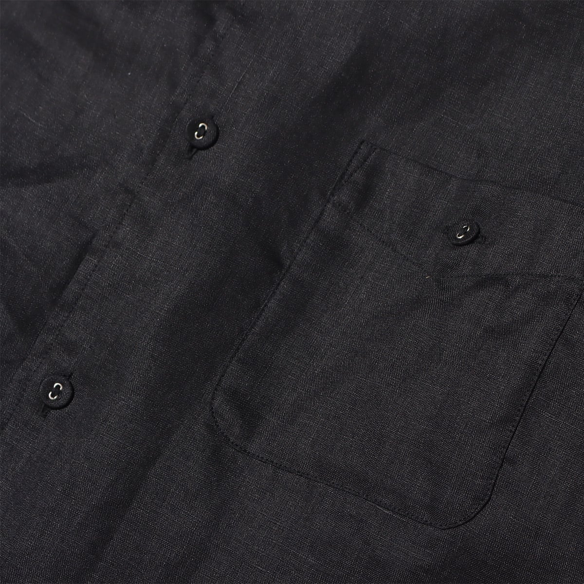 WHITE MOUNTAINEERING LINEN SHIRT BLACK 21SP-Iの画像