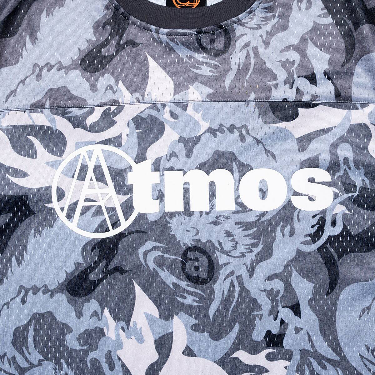 AGAINST LAB X ATMOS CAMO MESH TEE GRAYの画像