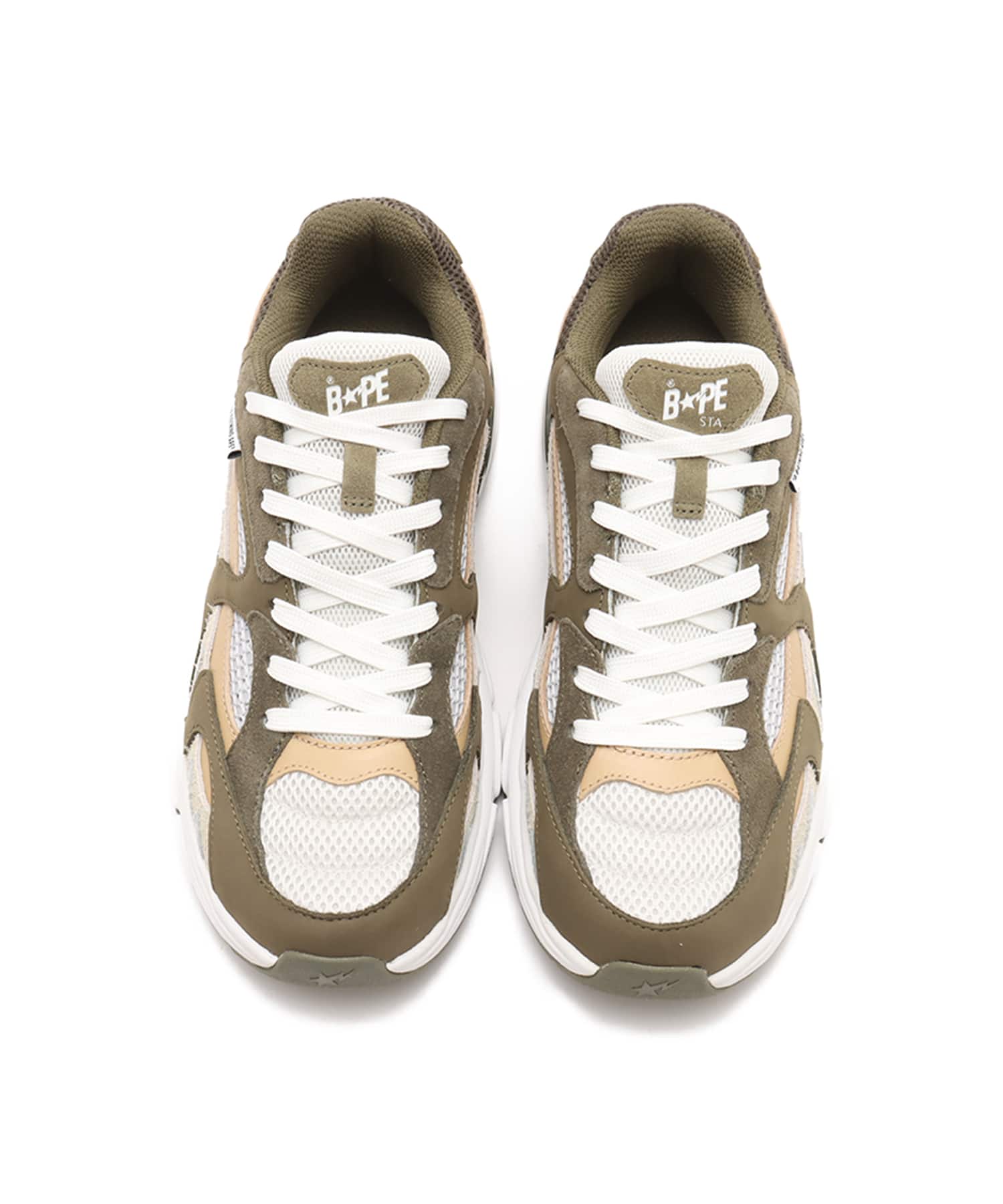 A BATHING APE SHARK STA #2 OLIVEDRABの画像