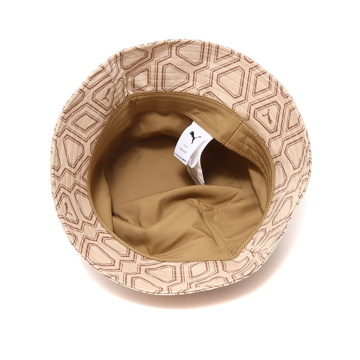 PUMA LUXE SPORT BUCKET HAT LIGHT SAND/AOP 23SP-Iの画像