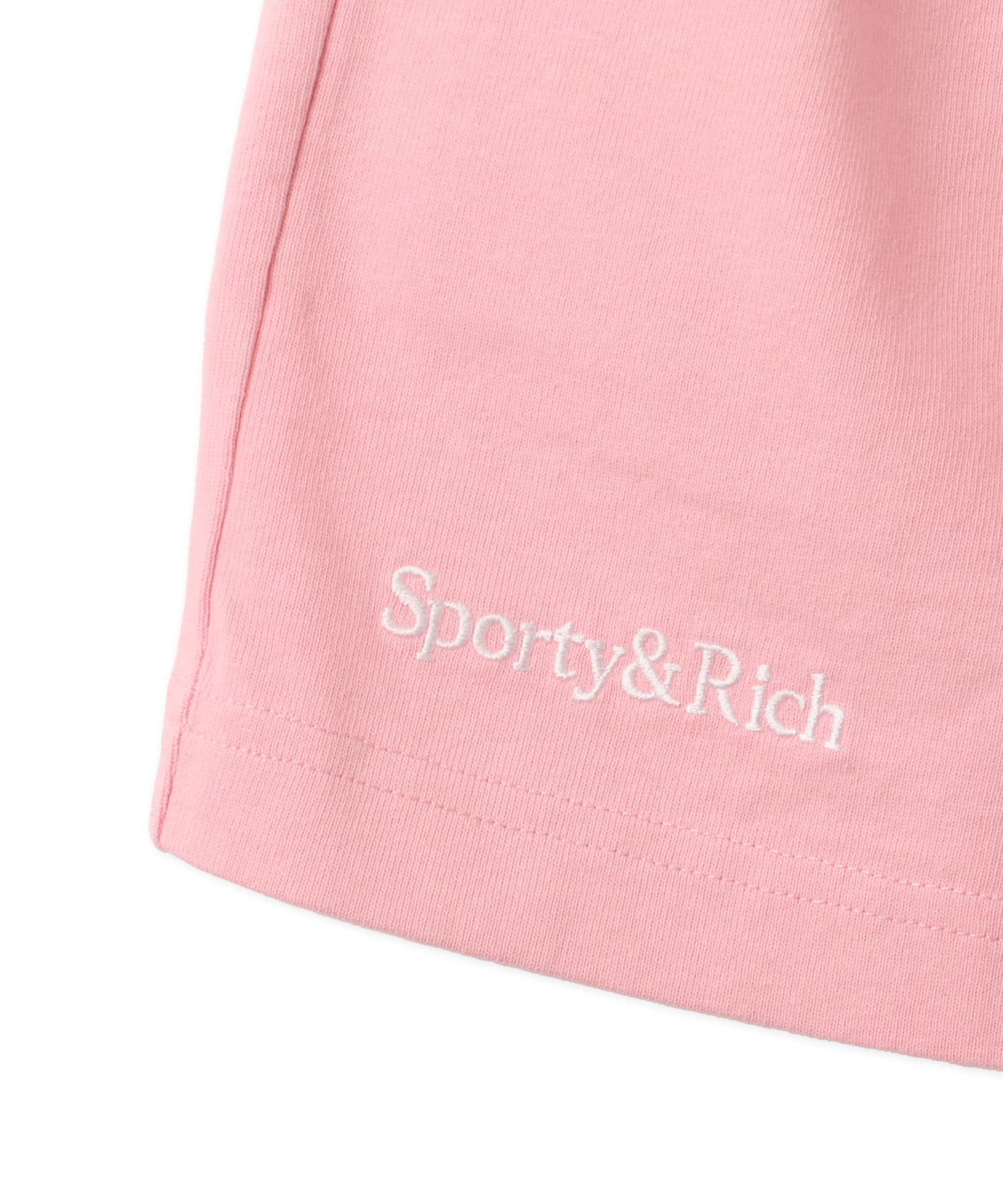 SPORTY＆RICH Yankees Krystal Disco Short Candy/Whiteの画像