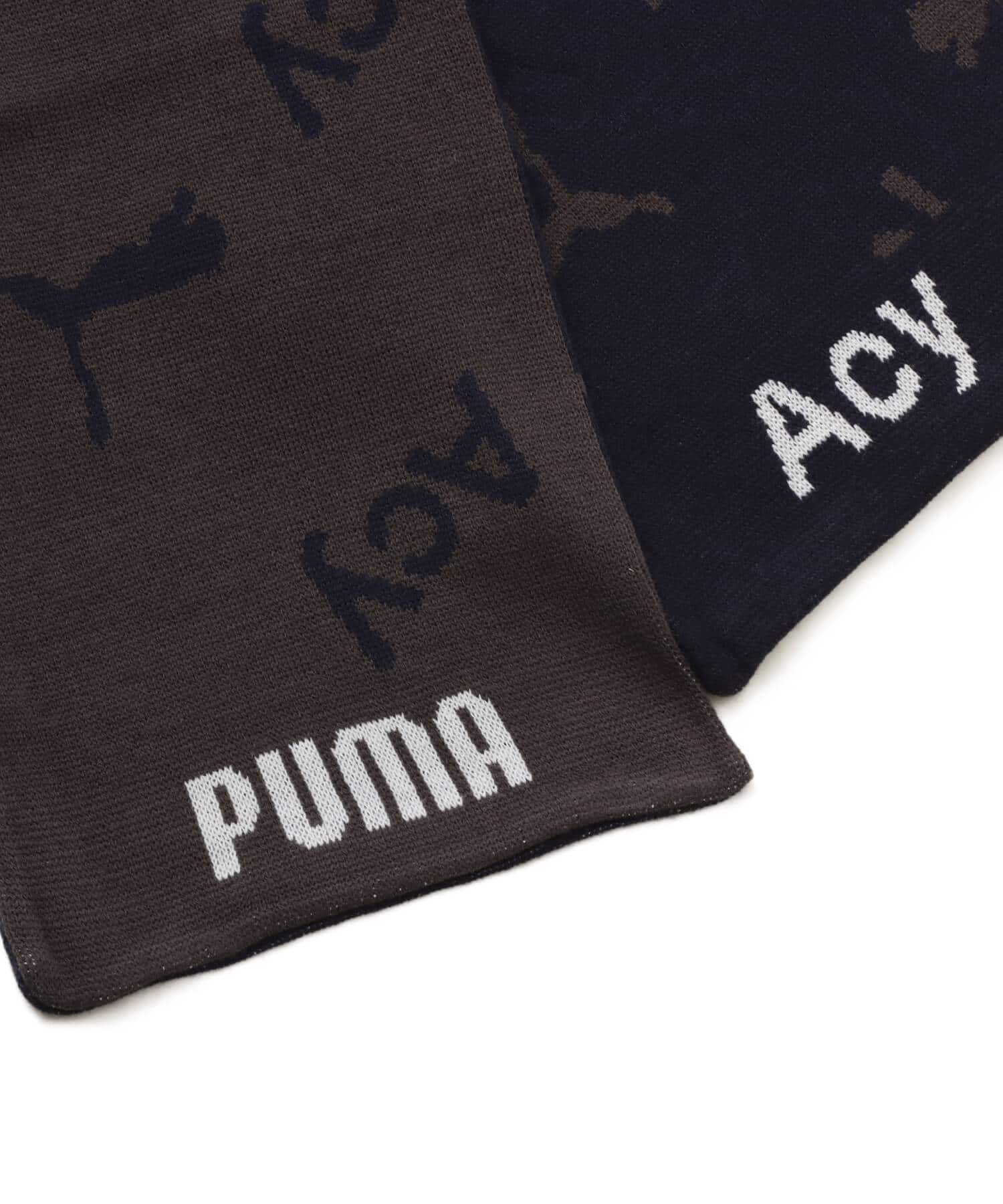 PUMA PUMA SCARF ACY PUMA NAVY-COOL DARK GRAYの画像