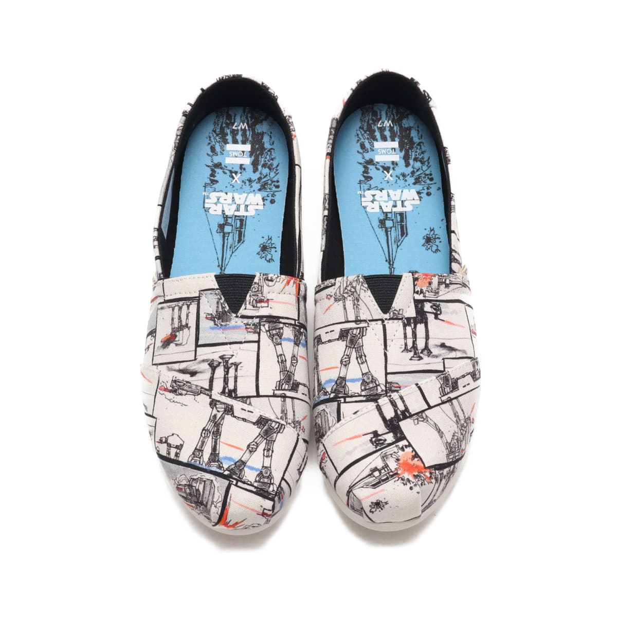 TOMS Star Wars ALPARGATA 3.0 AT Print White Starwars AT Print 21FA-Iの画像
