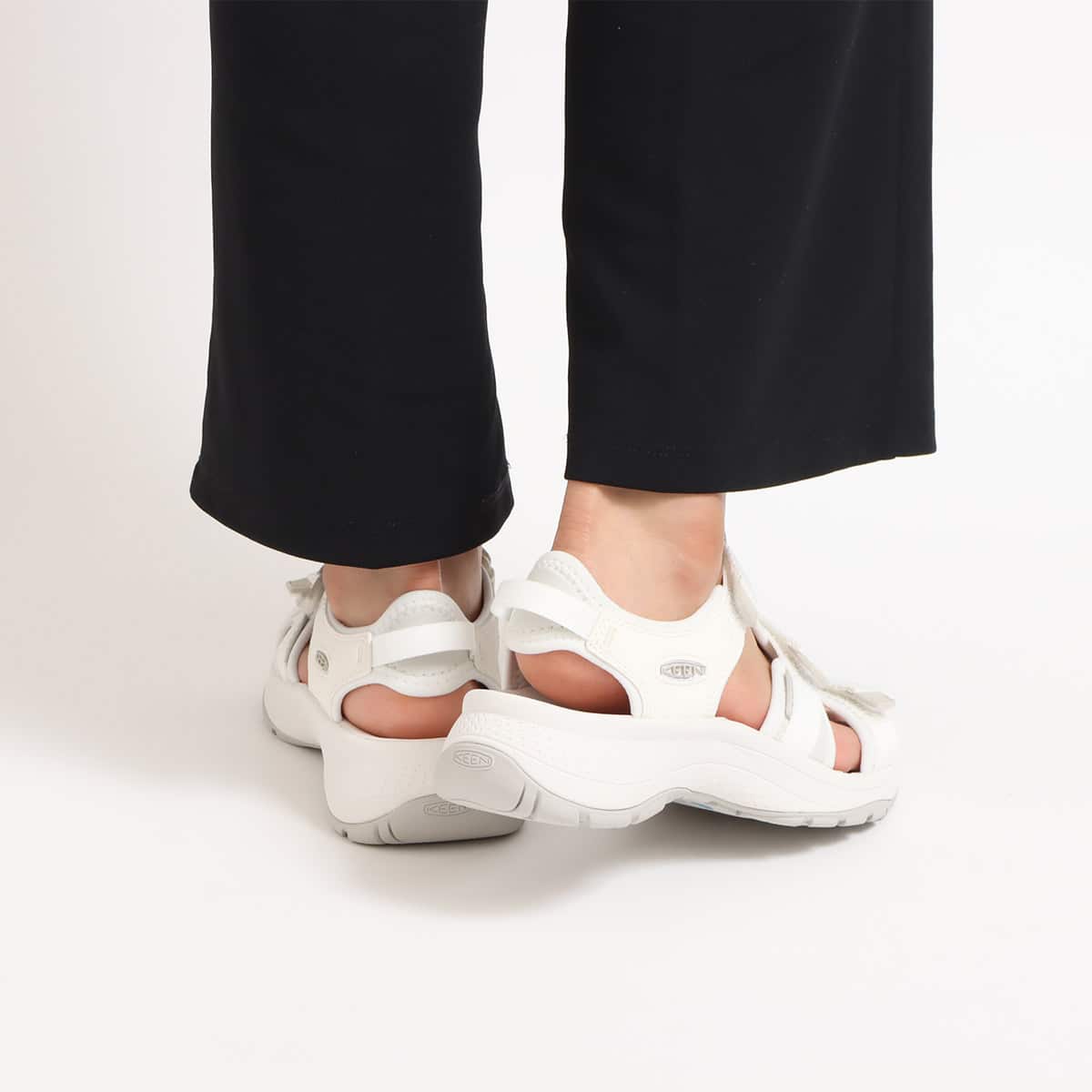 KEEN ASTORIA WEST OPEN TOE WHITE 21SS-Iの画像