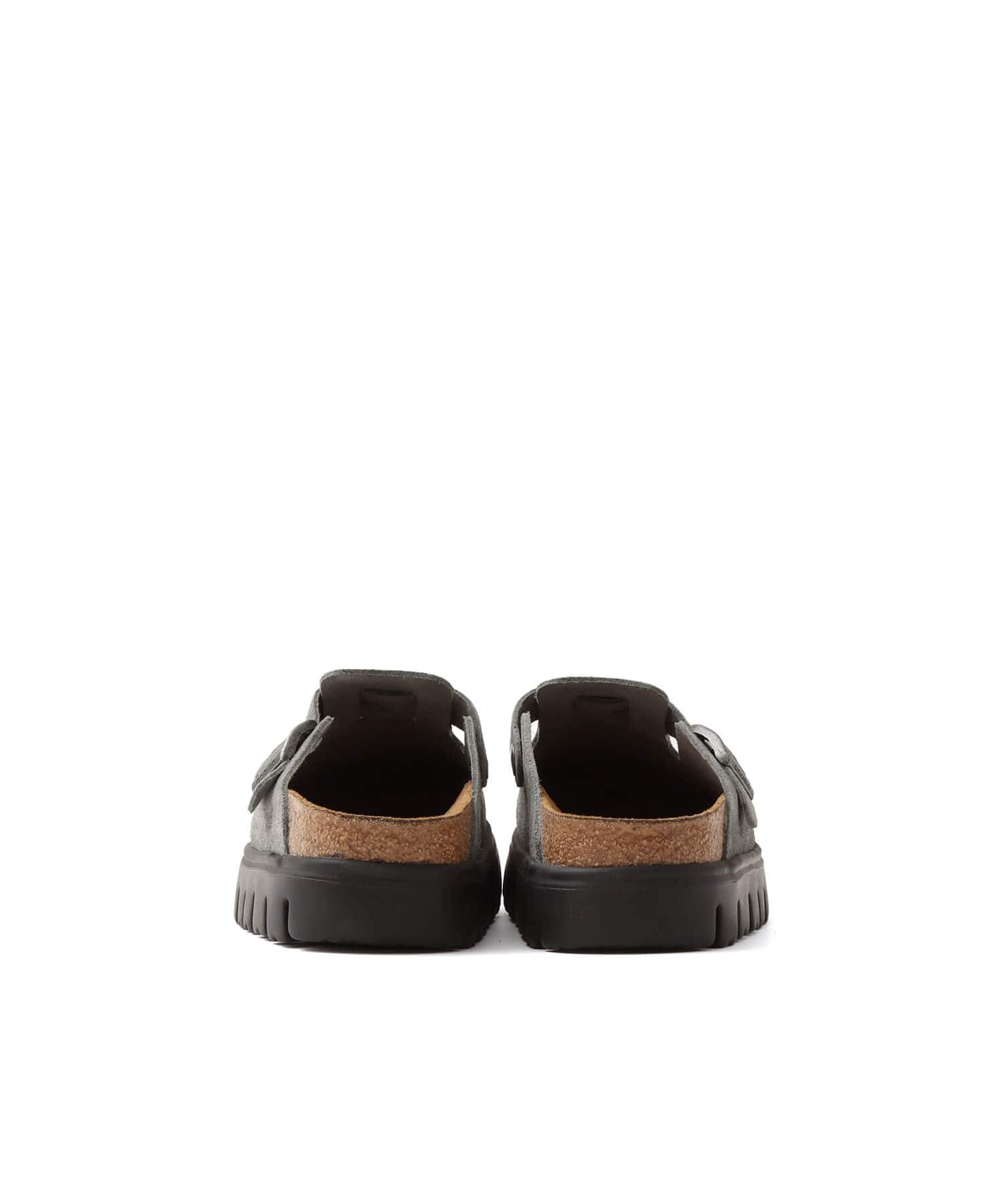 BIRKENSTOCK BOSTON CHUNKY LEVE BASALT GRAY/ BLACK BASALT GRAYの画像