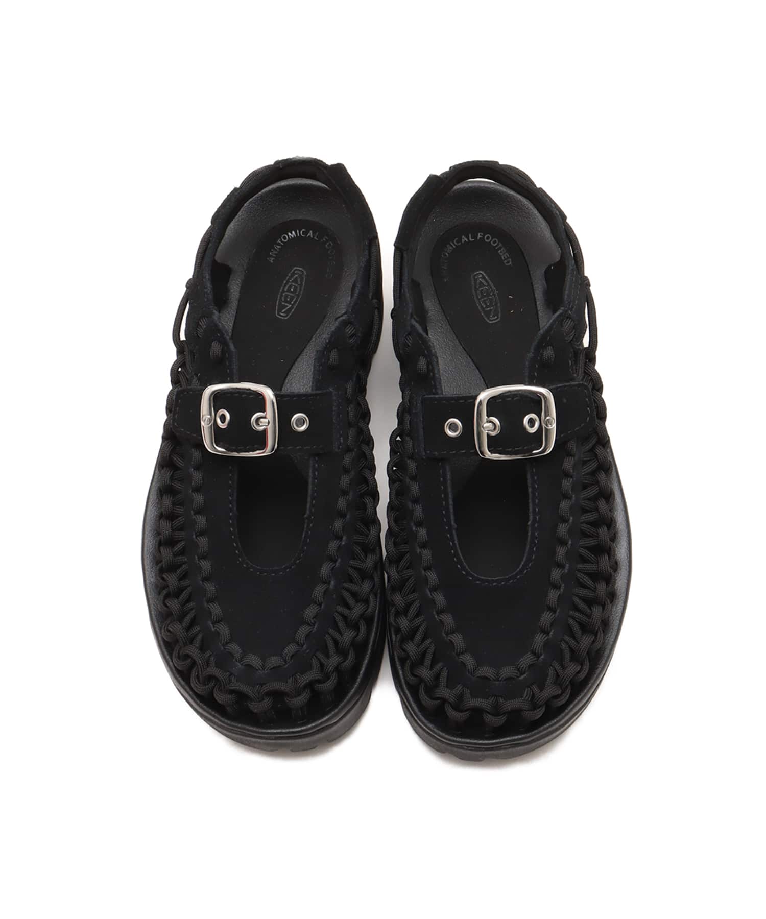 KEEN UNEEK PLT MARY JANE BLACK/BLACKの画像