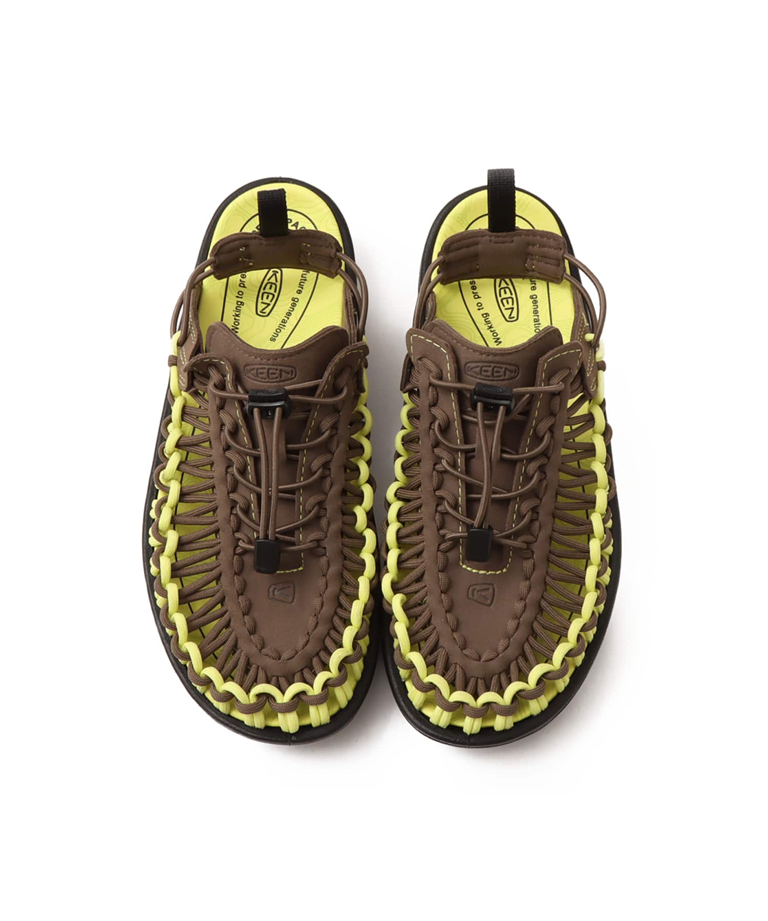 KEEN x Metalwood UNEEK II CONVERTIBLE METALWOOD LIMEADEの画像