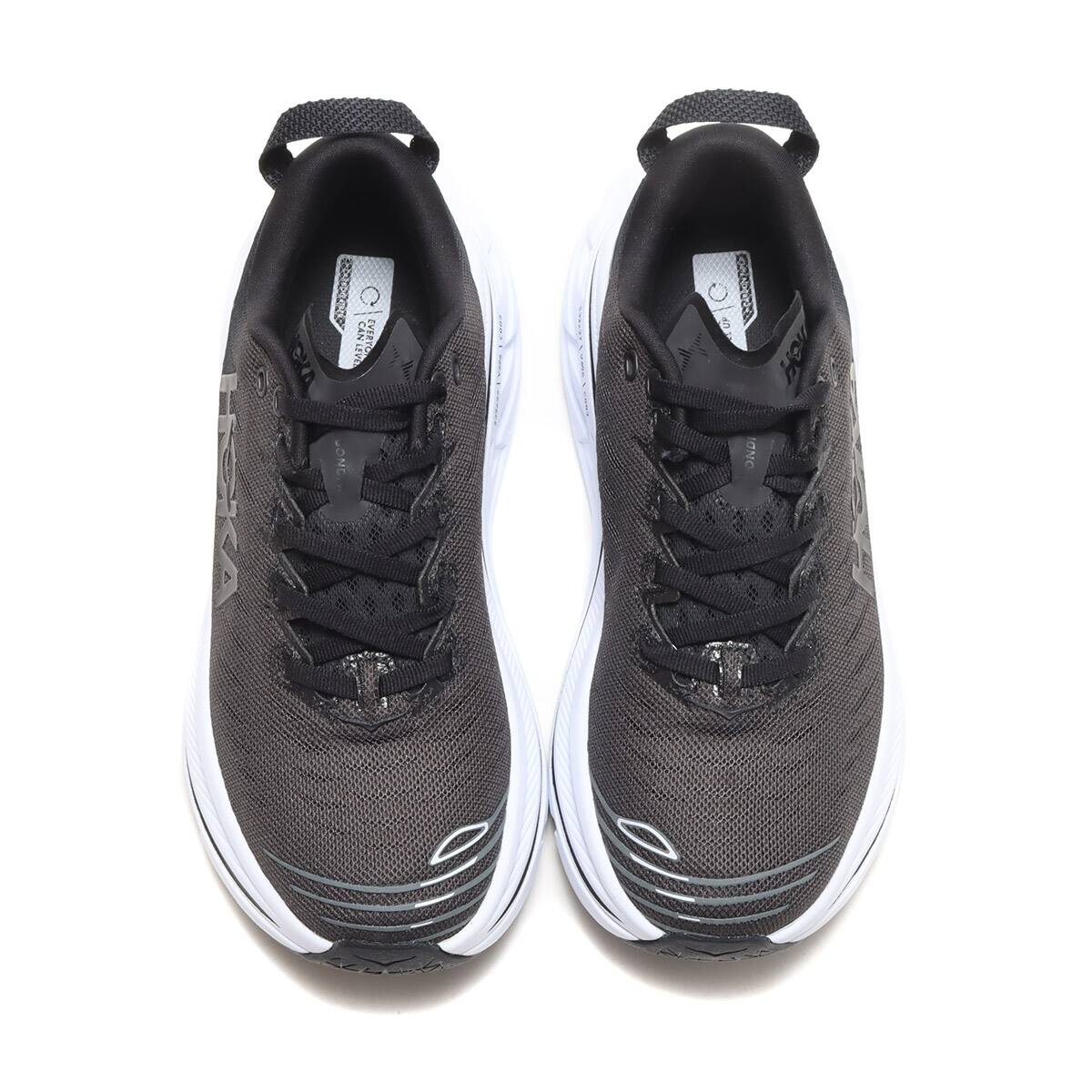 HOKA ONEONE BONDI X Black/White 22SS-Iの画像