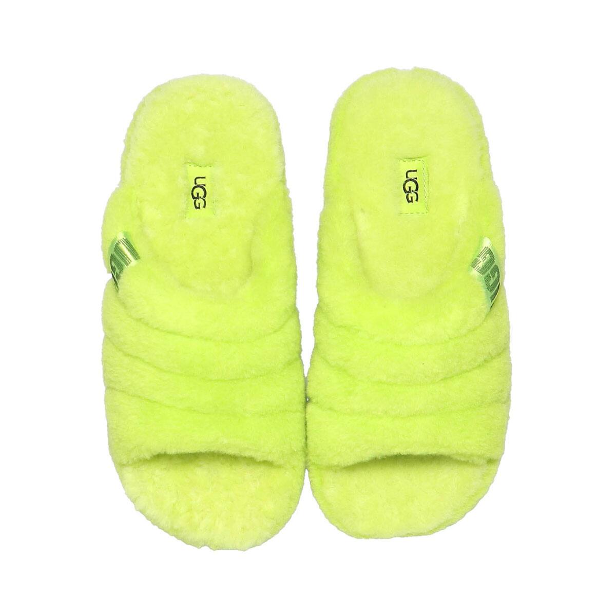 UGG M FLUFF YOU Key Lime/Black 22SS-I