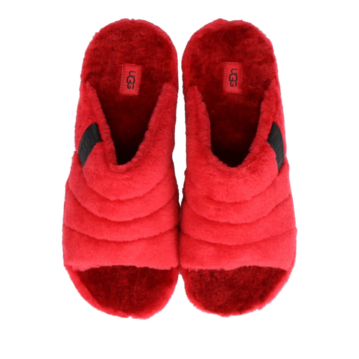 UGG FLUFF YOU SAMBA RED FLUFF 21FW-Iの画像