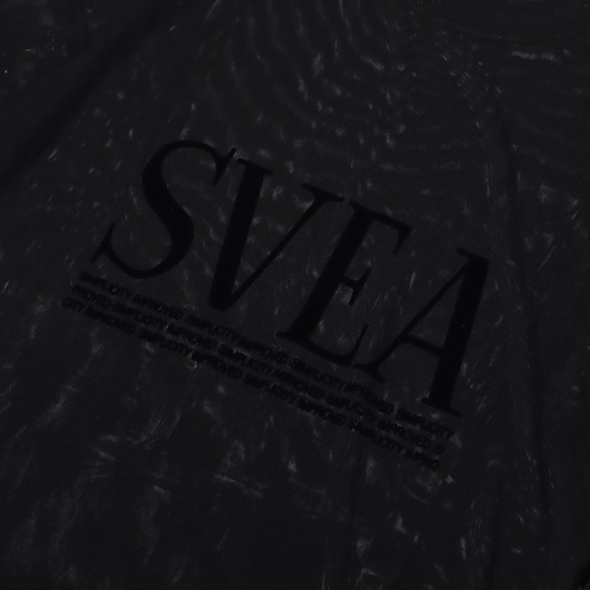 SVEA W. Mesh T-Shirt Dress BLACK 20HO-Iの画像