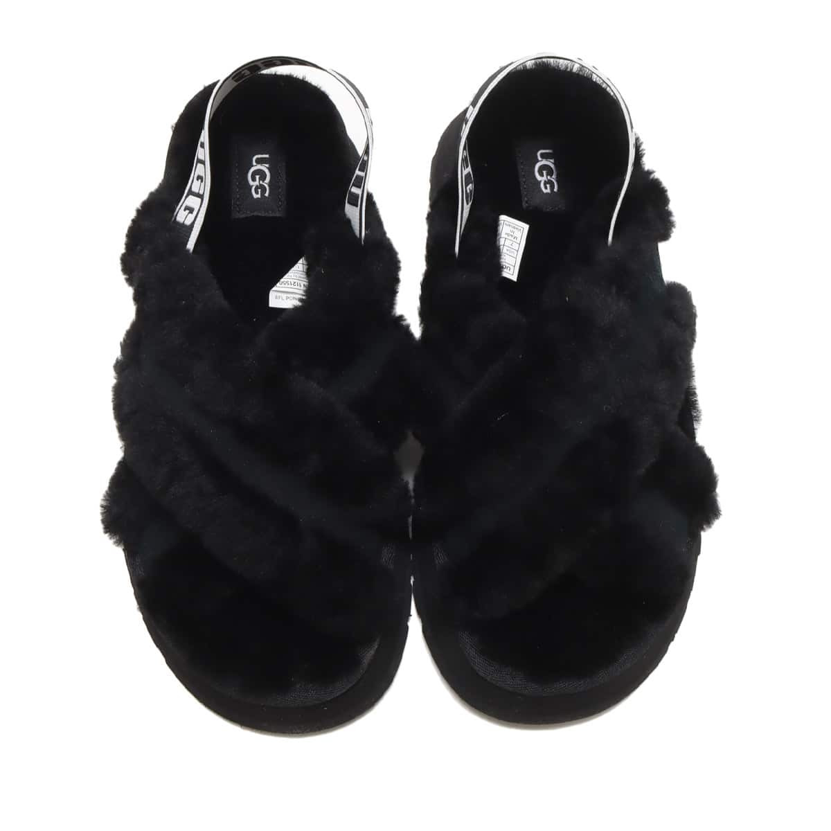 UGG W DISCO CROSS SLIDE BLACK 22SS-I