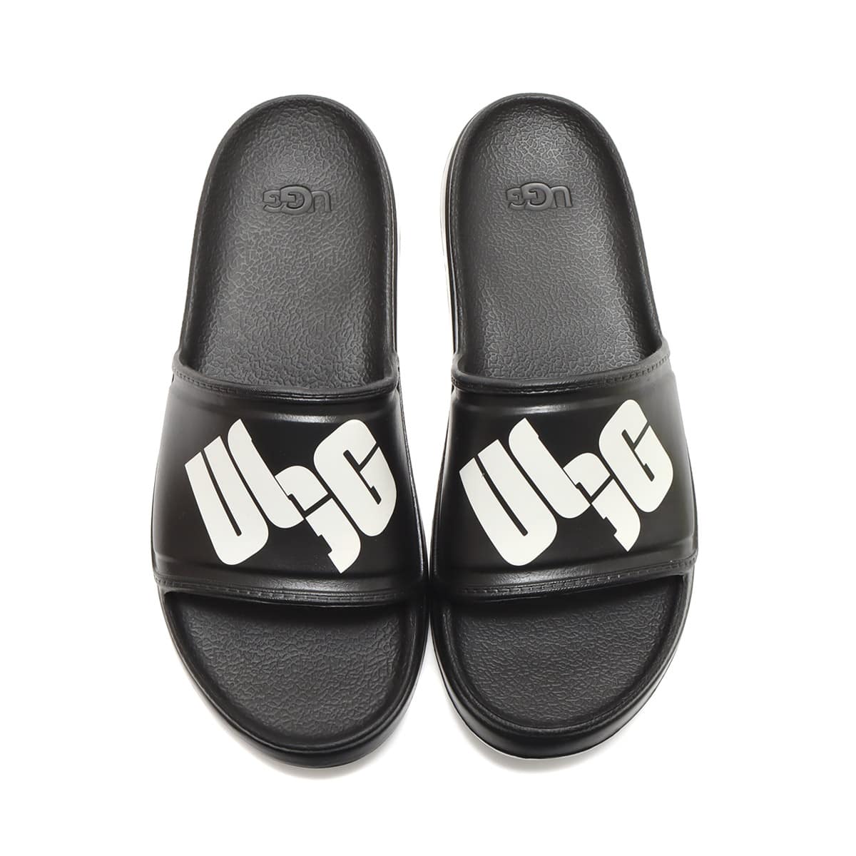 UGG M WILCOX SLIDE CHOPD BLACK 22SS-Iの画像