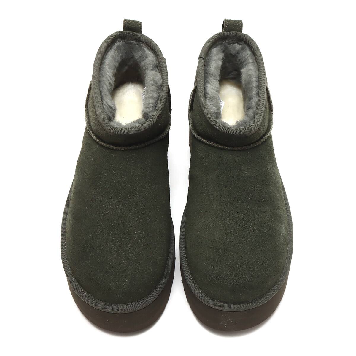 UGG W CLASSIC ULTRA MINI PLATFORM FOREST NIGHT 22FW-I