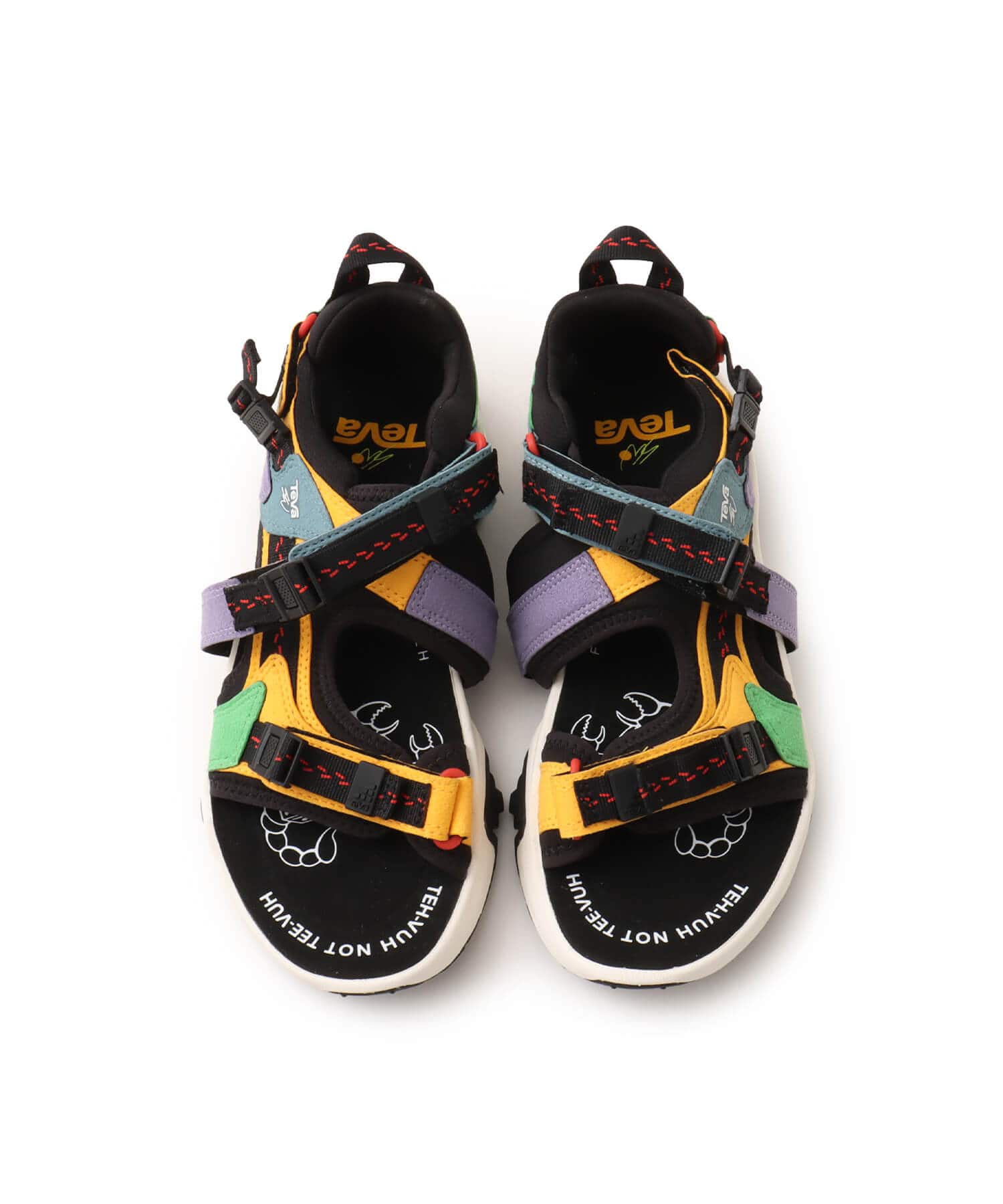 TEVA x Sean Wotherspoon WRAPTOR SANDAL サフロン マルチの画像