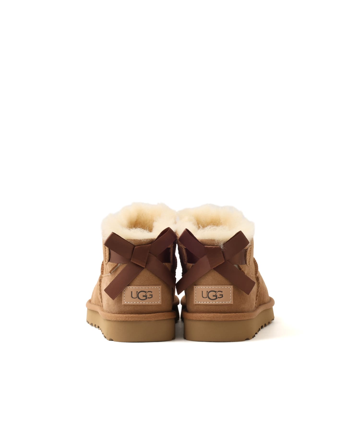 UGG W ULTRA MINI BAILEY BOW CHESTNUTの画像