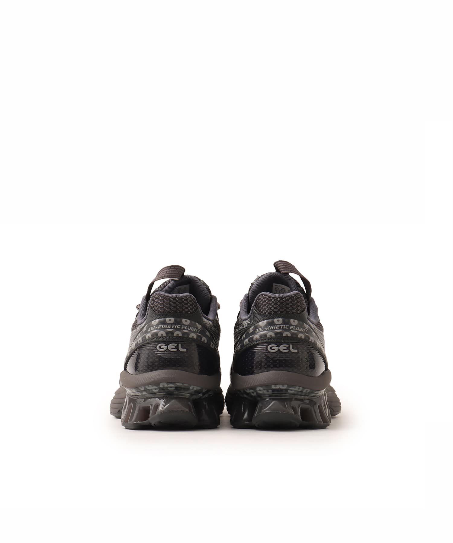 asics US7-S GEL-KINETIC FLUENT OBSIDIAN GREY/GRAPHITE GREYの画像