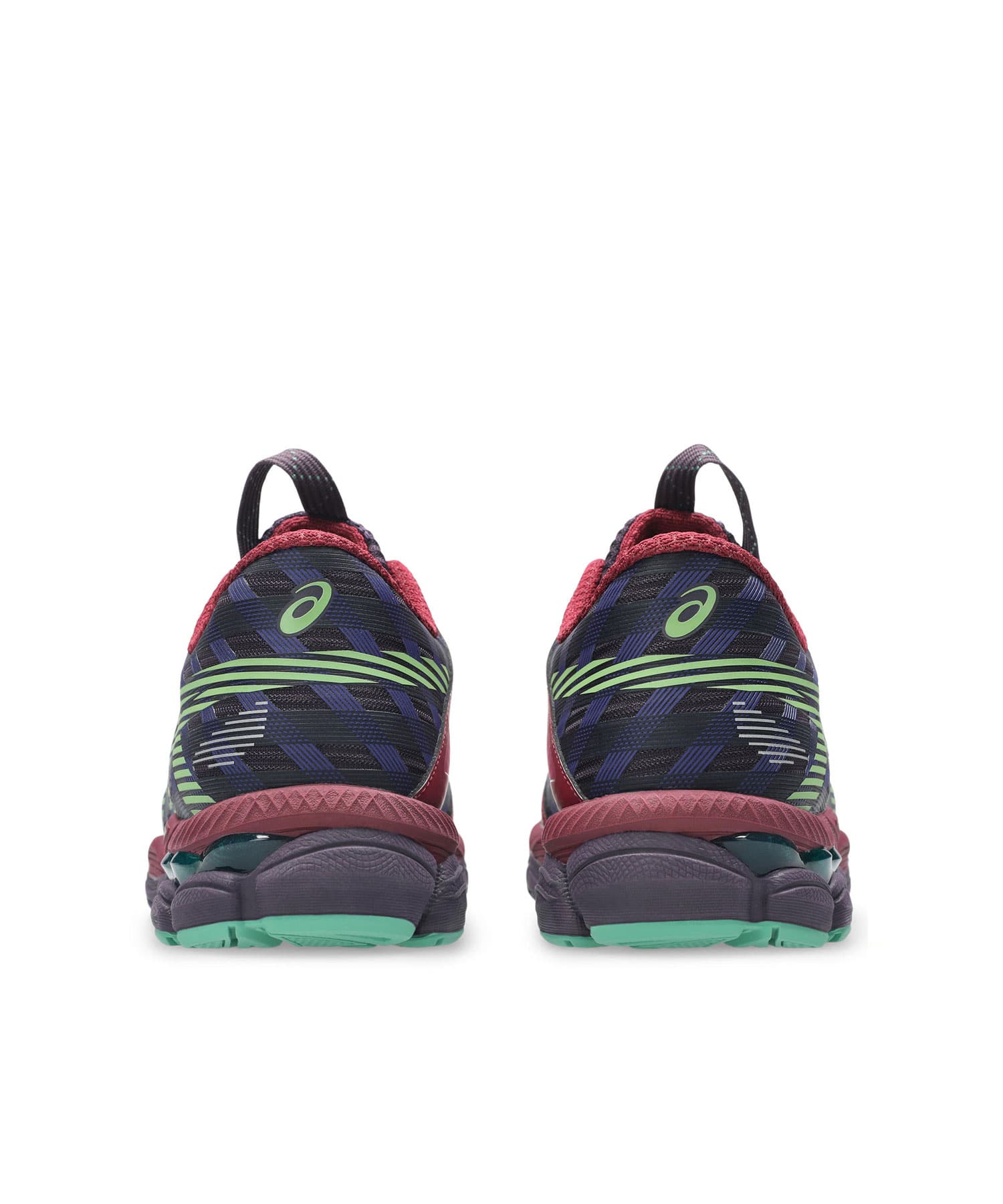 asics US8-S GEL-SJ33 DEEP PLUM/FRESH GRASSの画像