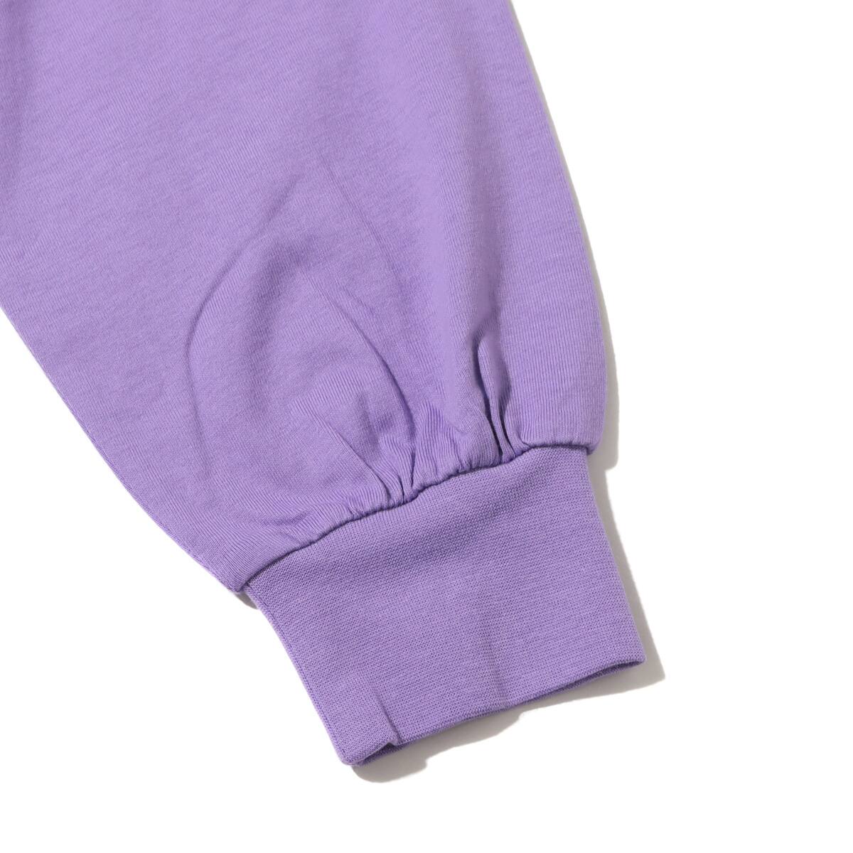 ANNA SUI NYC 蝶刺繍 ベーシック ロンT PURPLE 23FA-Iの画像