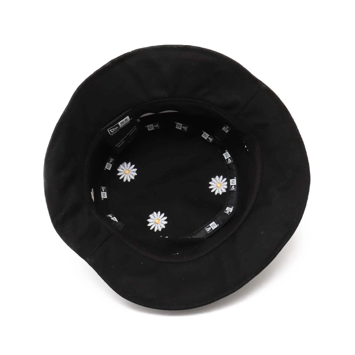 NEW ERA BUCKET01 Flower Embroidery BLACKの画像