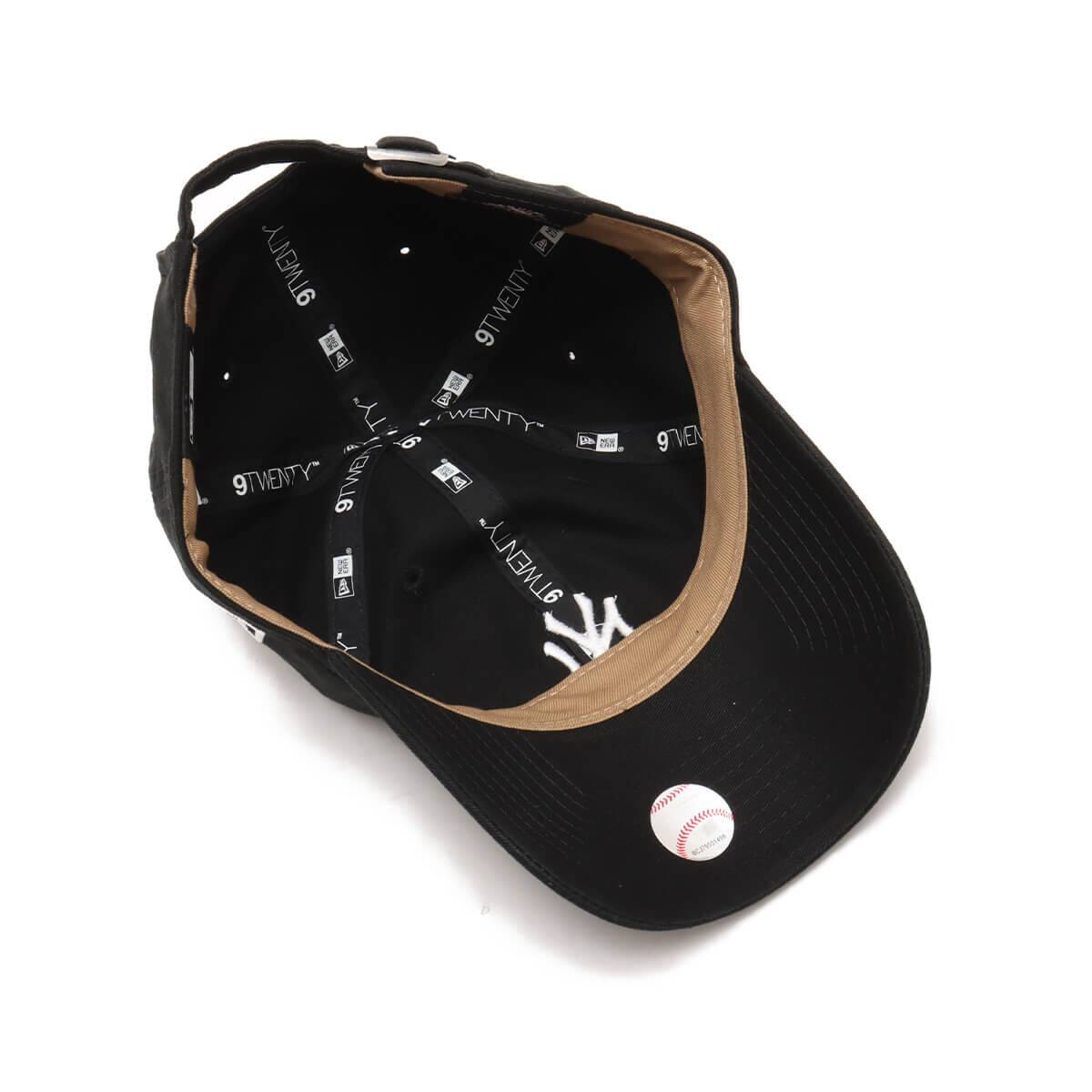 NEW ERA 9TWENTY Khaki Sweat Band New York Yankees BLACK の画像