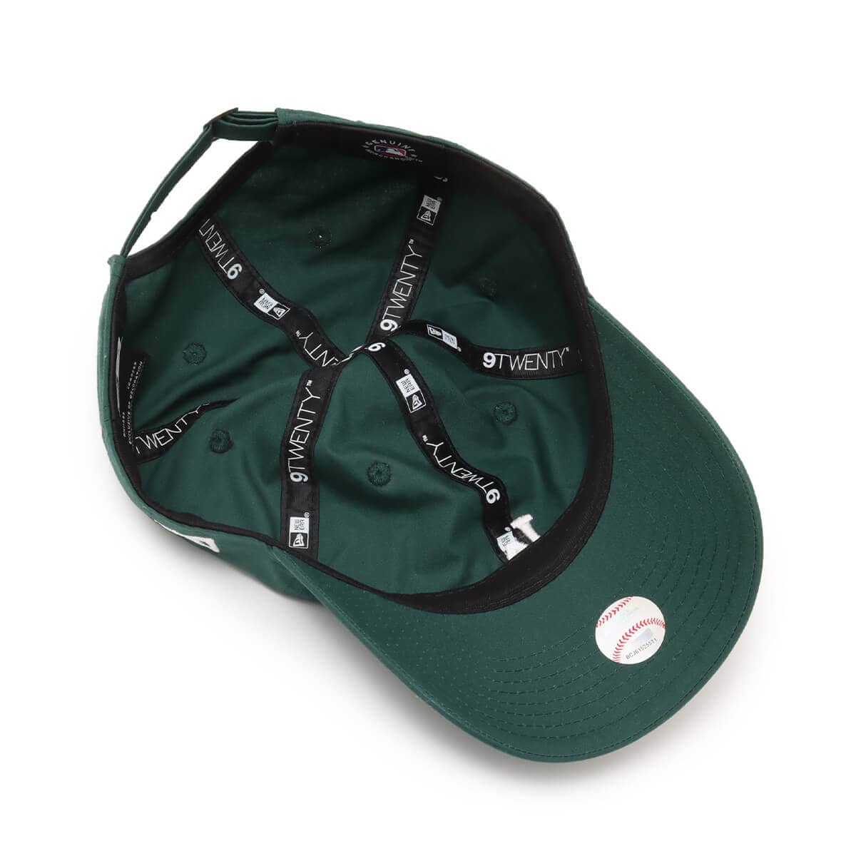 NEW ERA 9TWENTY MLB Typewriter Los Angeles Dodgers DARK GREENの画像
