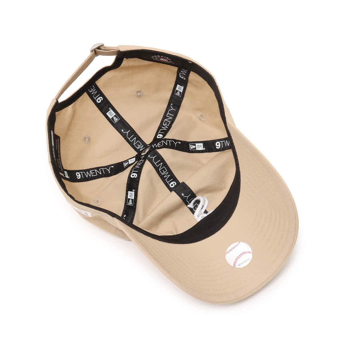 NEW ERA 9TWENTY MLB Typewriter Chicago White Sox BEIGEの画像