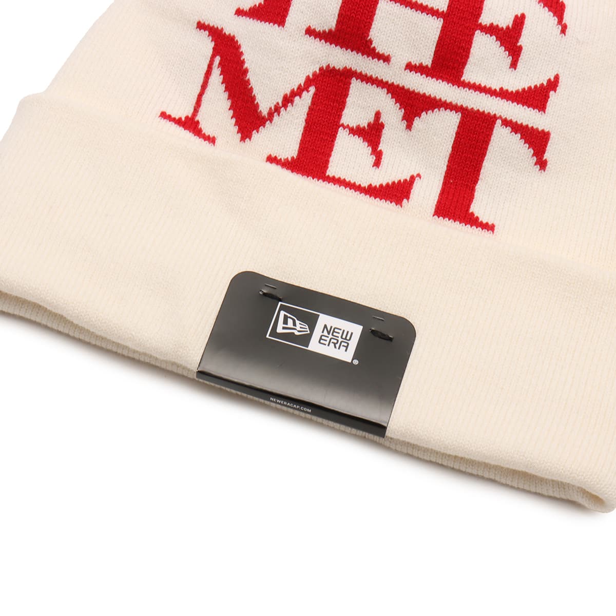 NEW ERA BASIC CUFF KNIT THE MET OWHI OFF WHITEの画像