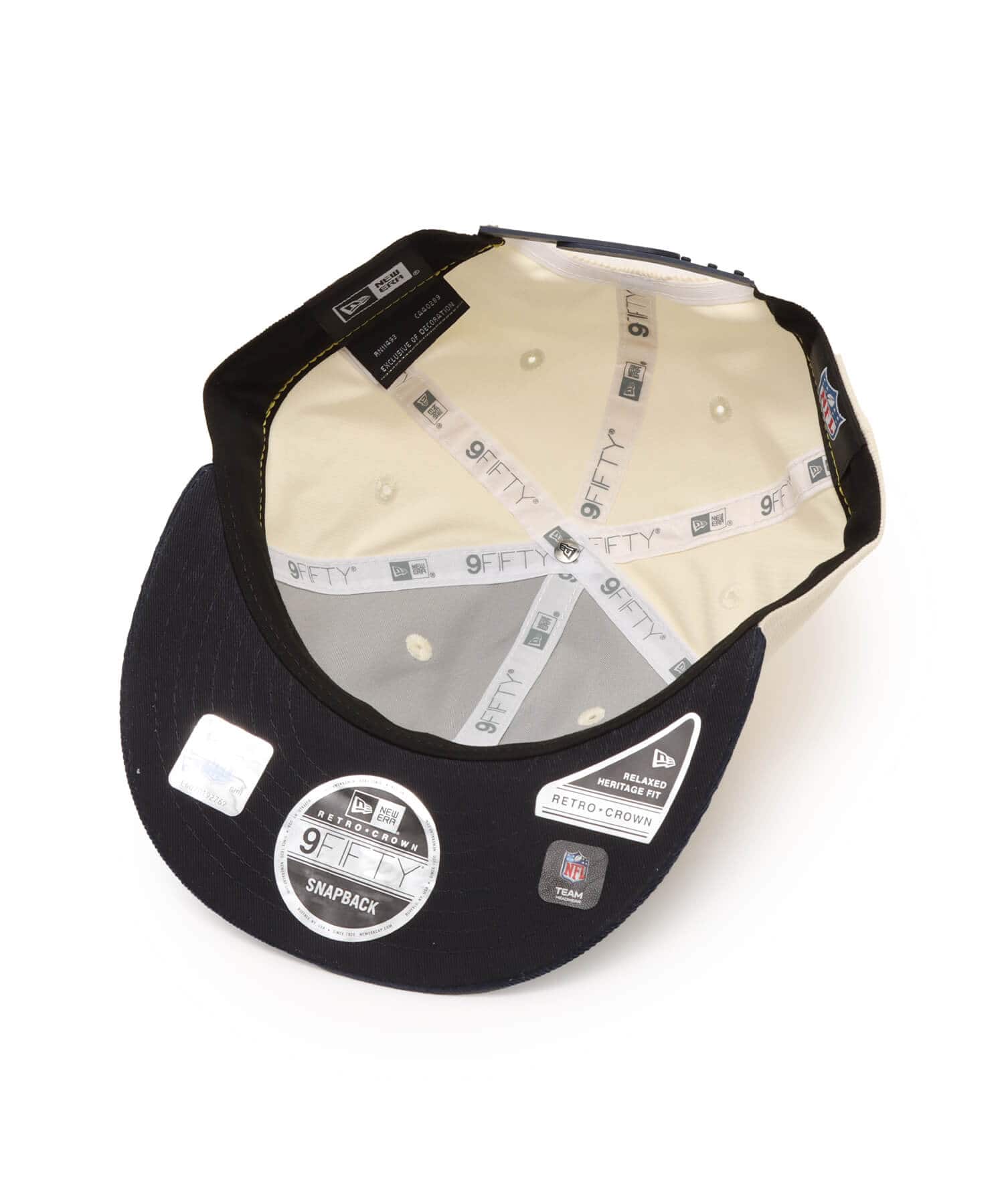NEW ERA RC 9FIFTY Powered by GORO NAKATSUGAWA New York Giants CORDUROY WHITEの画像