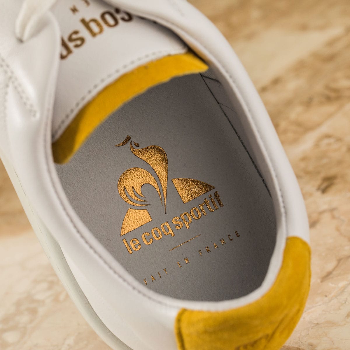 le coq sportif BLAZON  WHITE/YELLOW 18FW-Sの画像