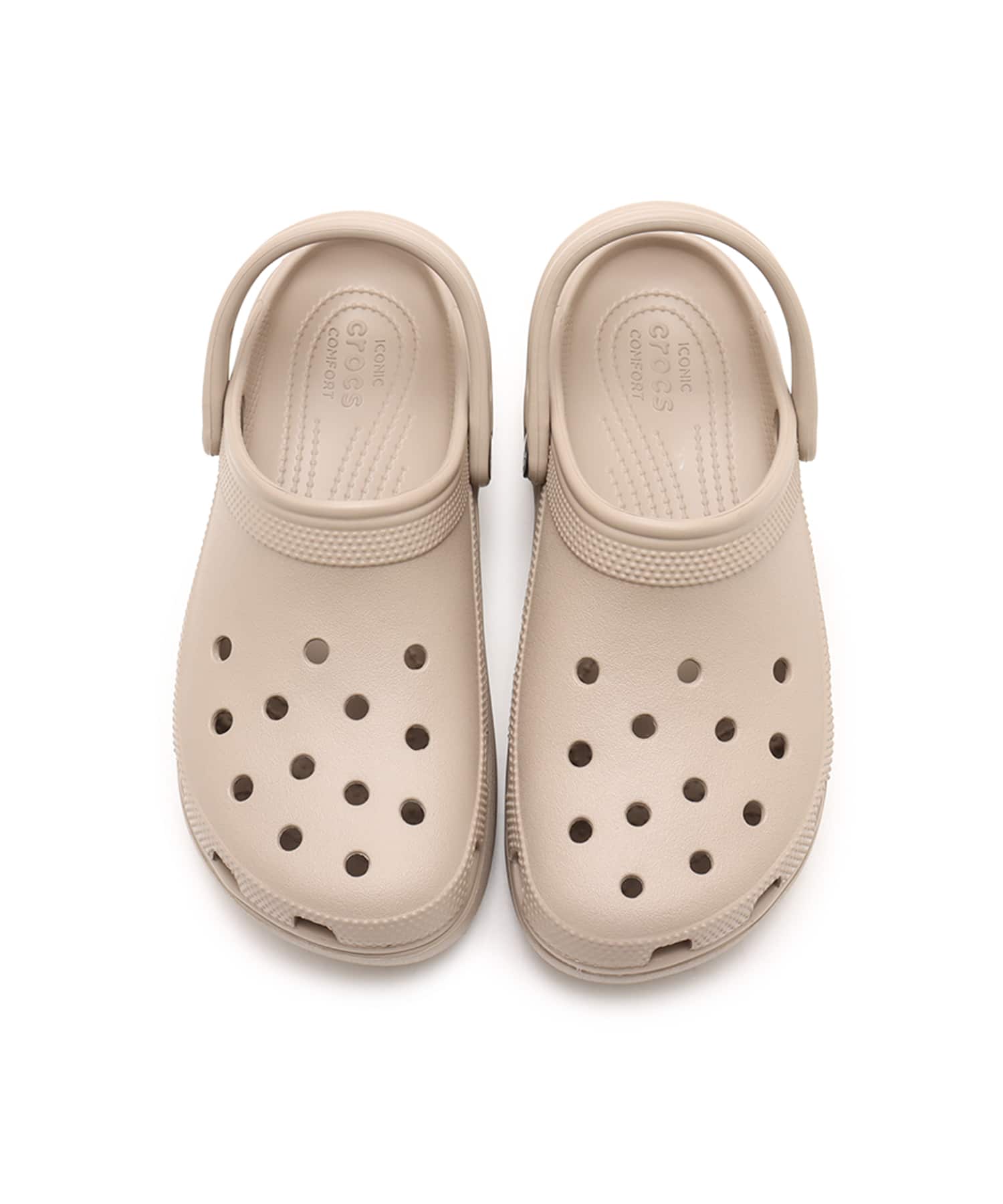 crocs Women's Classic Platform Clog Taupe（クロックス