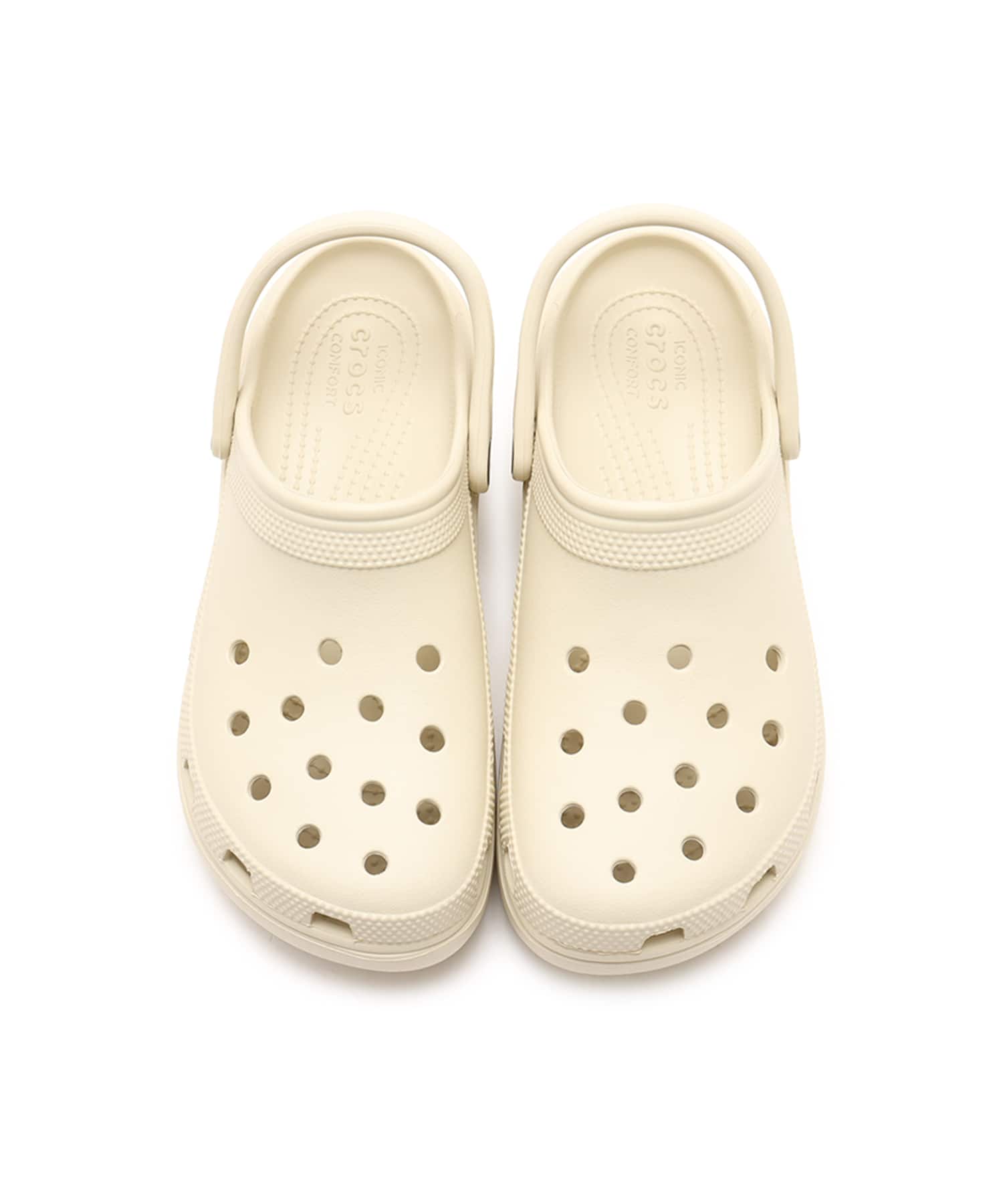 Crocs Classic Platform Clog W Bone の画像
