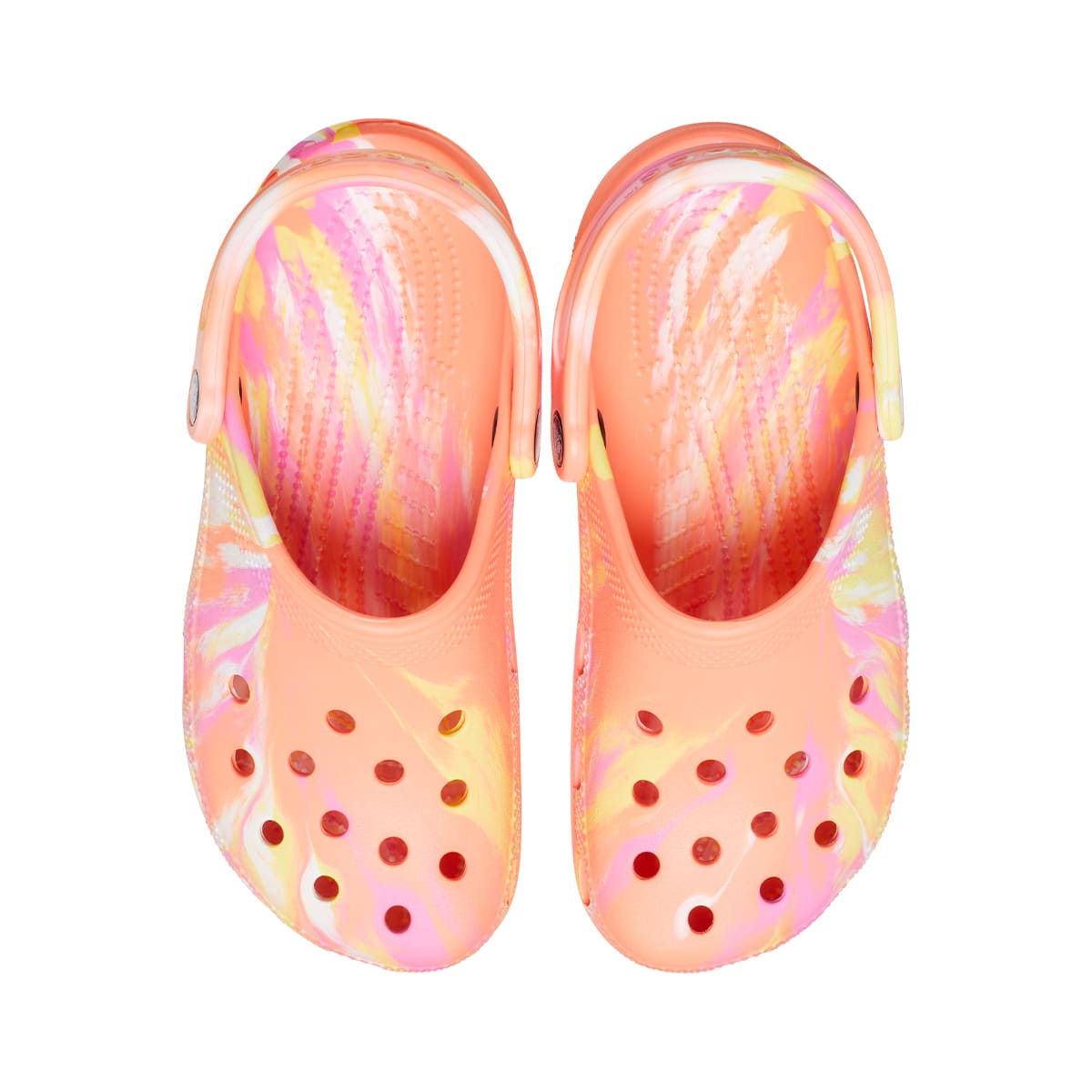 Crocs Classic Marbled Clog Papaya/Multi 22SS-Iの画像
