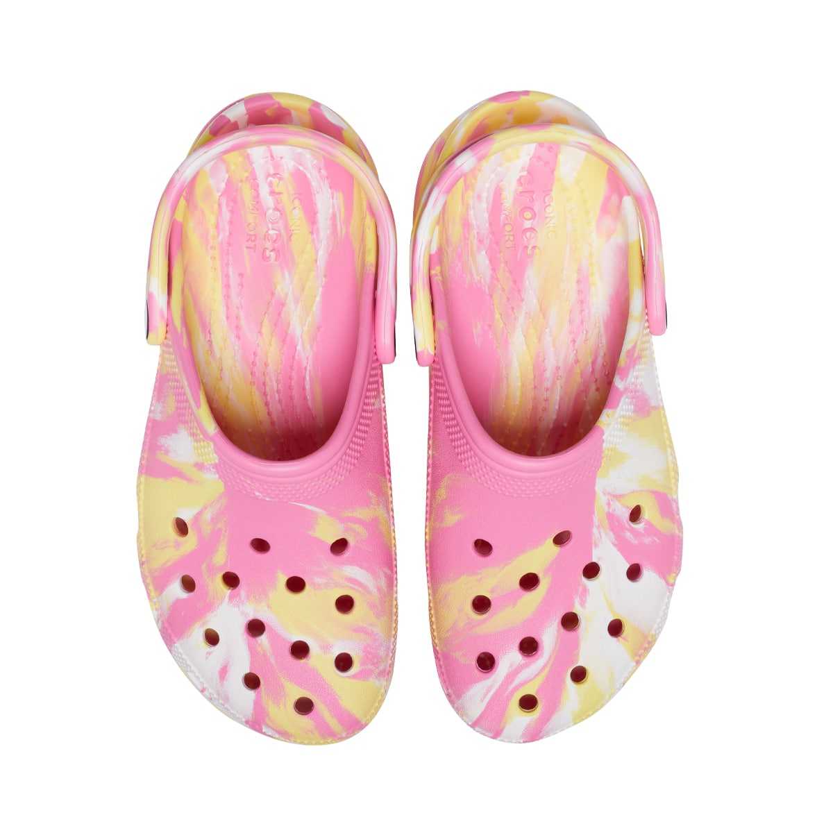 crocs Classic Platform Marbled Clog W Pink Lemonade/Multi 21SS-I