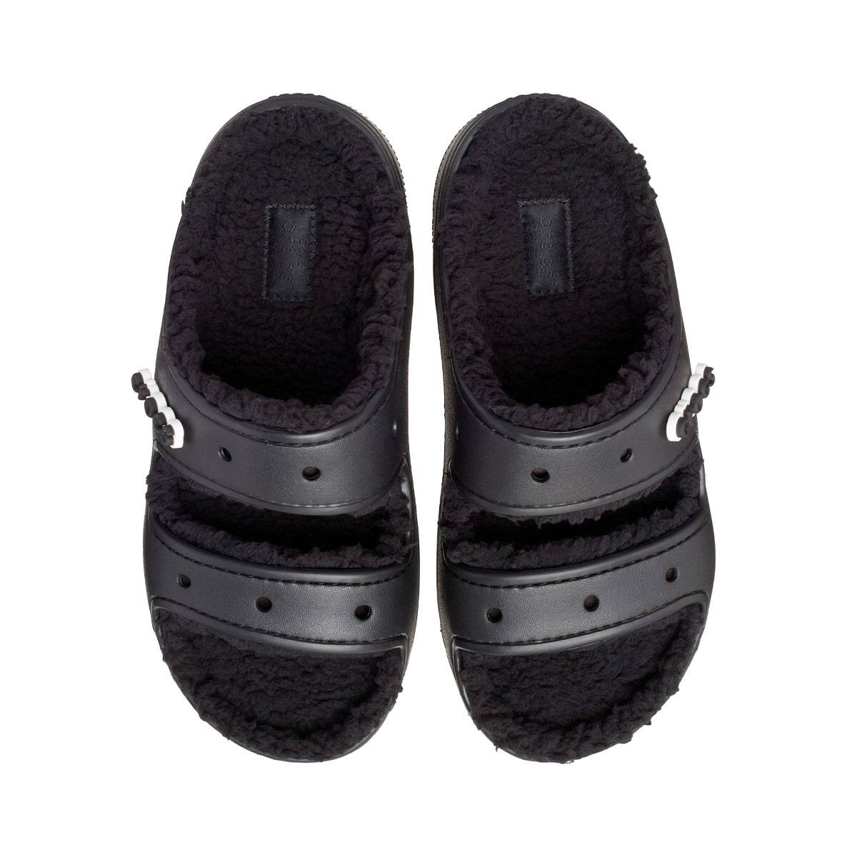 crocs Classic Cozzzy Sandal Black/Black 22FW-I