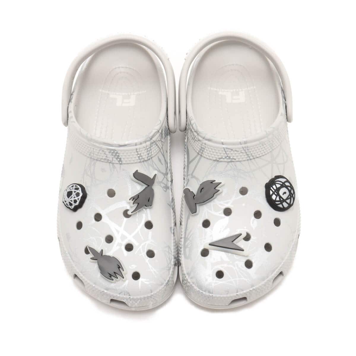crocs FUTURA X Crocs Classic RO Clog Pearl White（クロックス