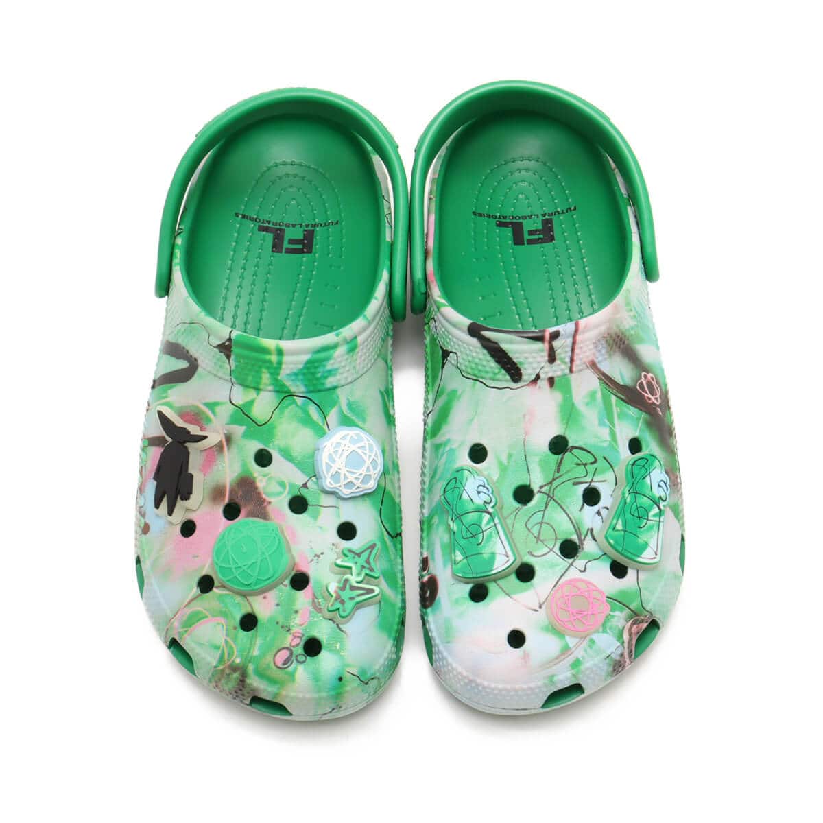 crocs FUTURA X Crocs Classic RO Clog Green Ivyの画像