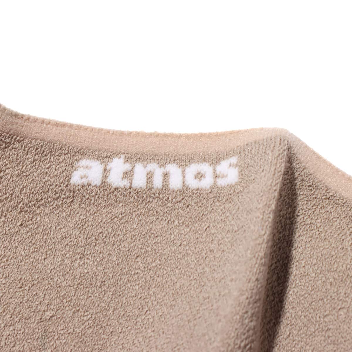 atmos 和紙素材 マスク BEIGExWHITEの画像