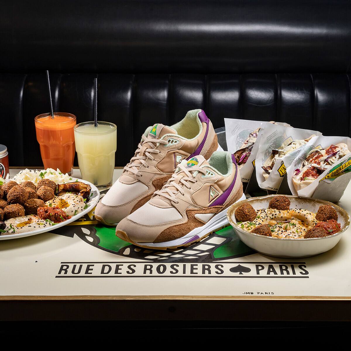 le coq sportif R800 L'AS DU FALLAFEL SAND 21FW-Sの画像