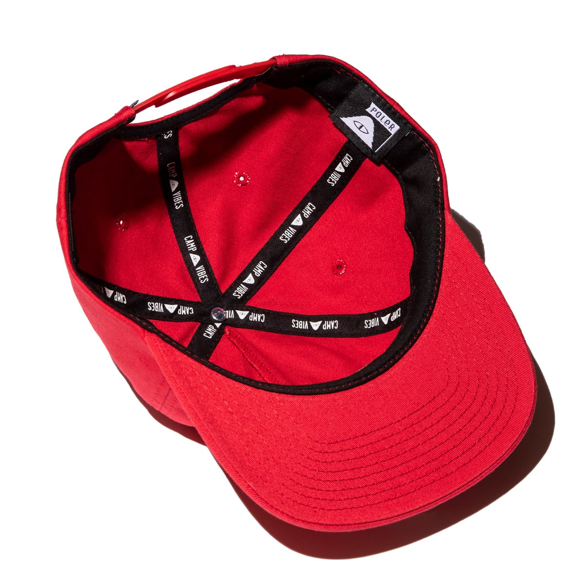 POLER MECHANIC PATCH HAT RED 21SU-Iの画像