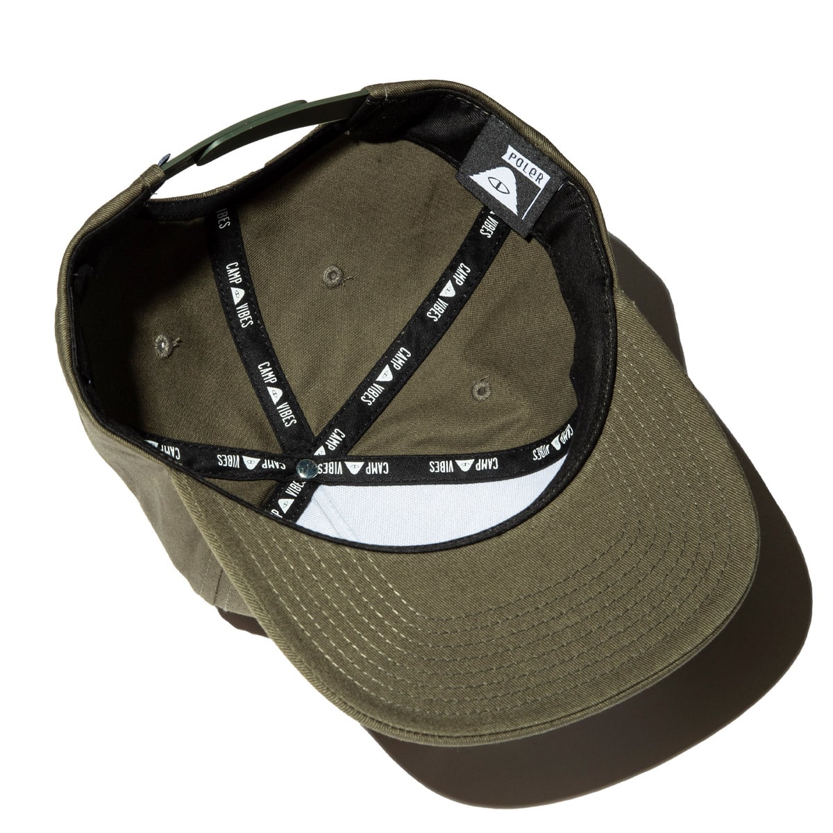 POLER PSYCHEDELIC HAT OLIVE 21SU-Iの画像