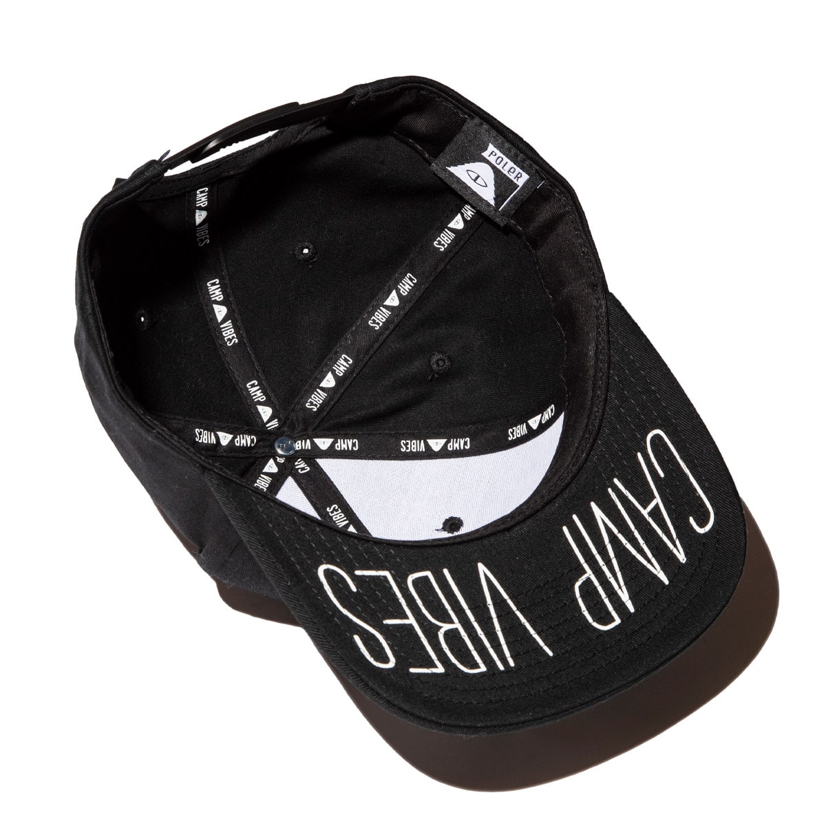 POLER FONT PATCH HAT BLACK 21SU-Iの画像