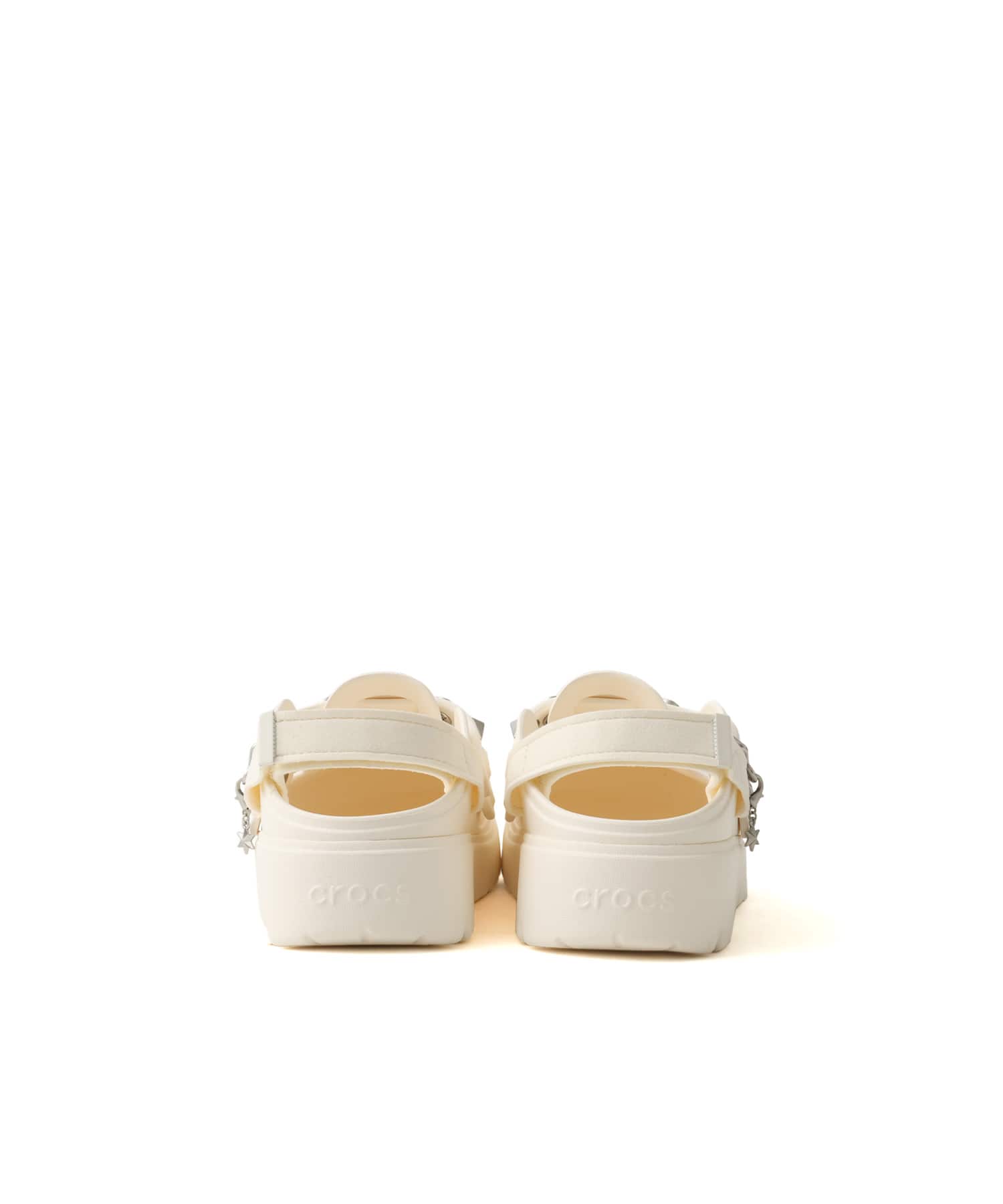 crocs Loaferette Star Studded Clog Chalkの画像