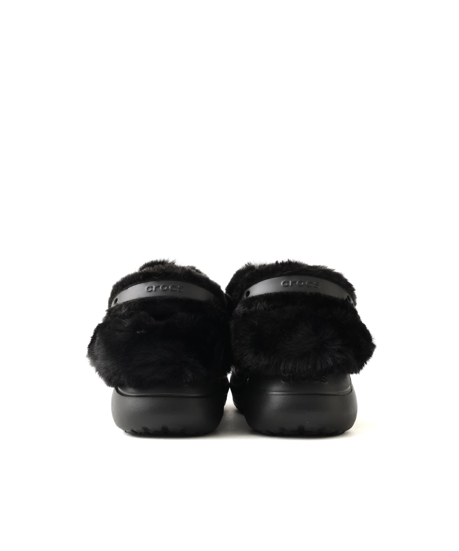 crocs Bae Lined Metal Minis Clog Blackの画像
