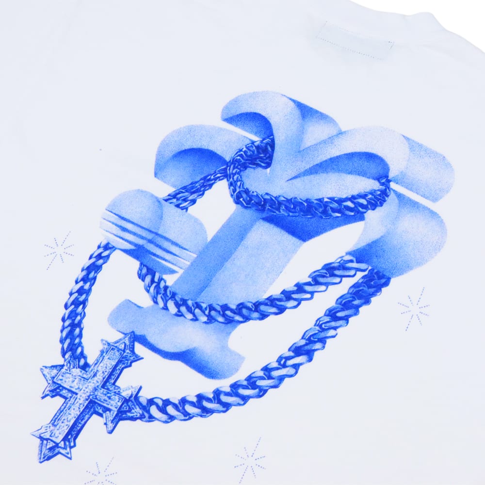 Gandhi x Toproc dress x atmos Relax-logo TEE WHITEの画像