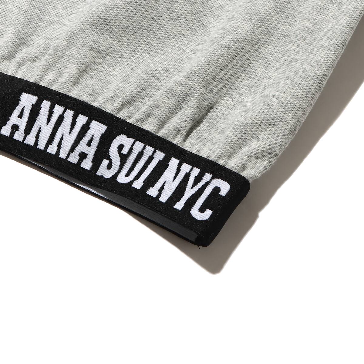 ANNA SUI NYC ロゴテープ チビTシャツ GRAY 22HO-I