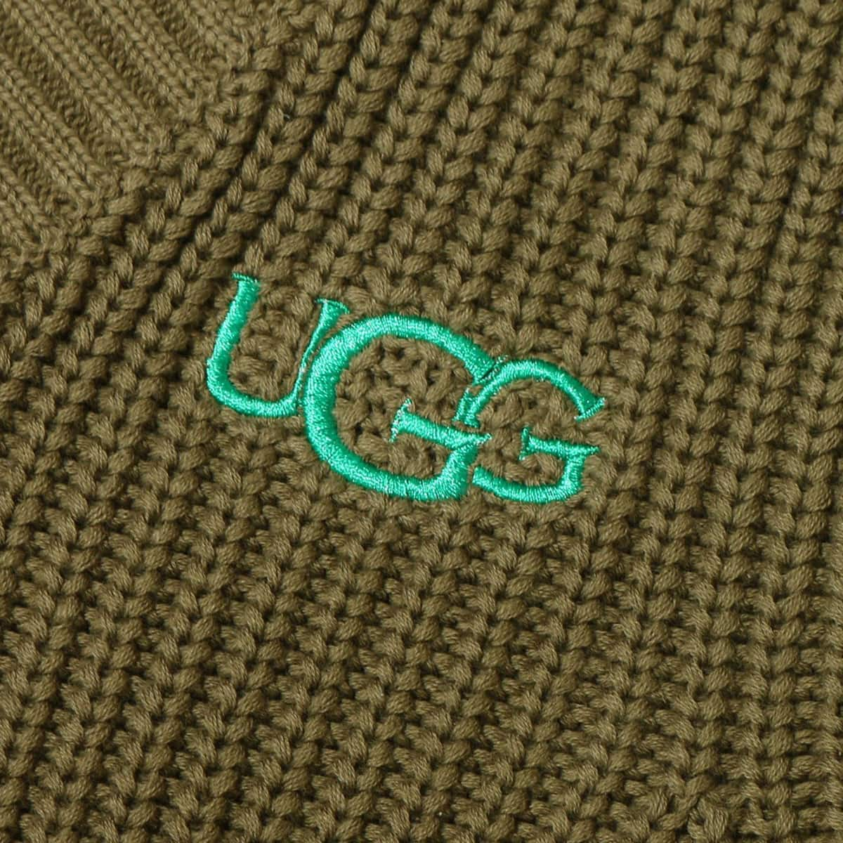 UGG 配色ニットベスト GREEN 22SS-I