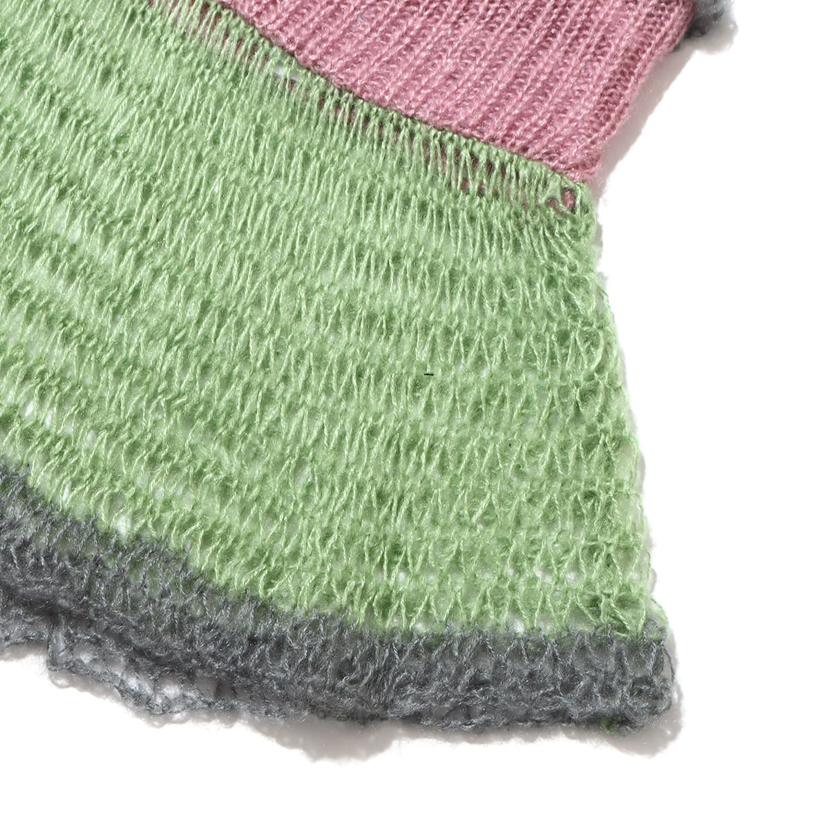 WEB限定カラー atomos 手編み風レース編みキャミカーキ アトモスピンク 
