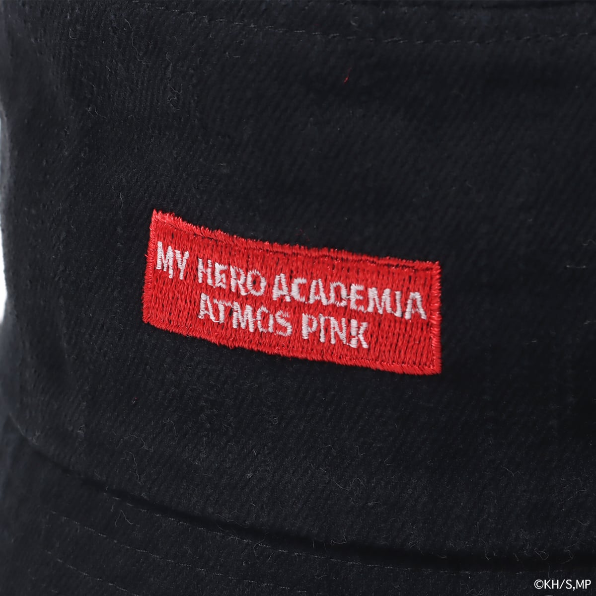 atmos pink × MY HERO ACADEMIA バケットハット BLACKの画像